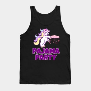 'Pajama Party Rainbow Unicorn' Cool Rainbows Gift Tank Top